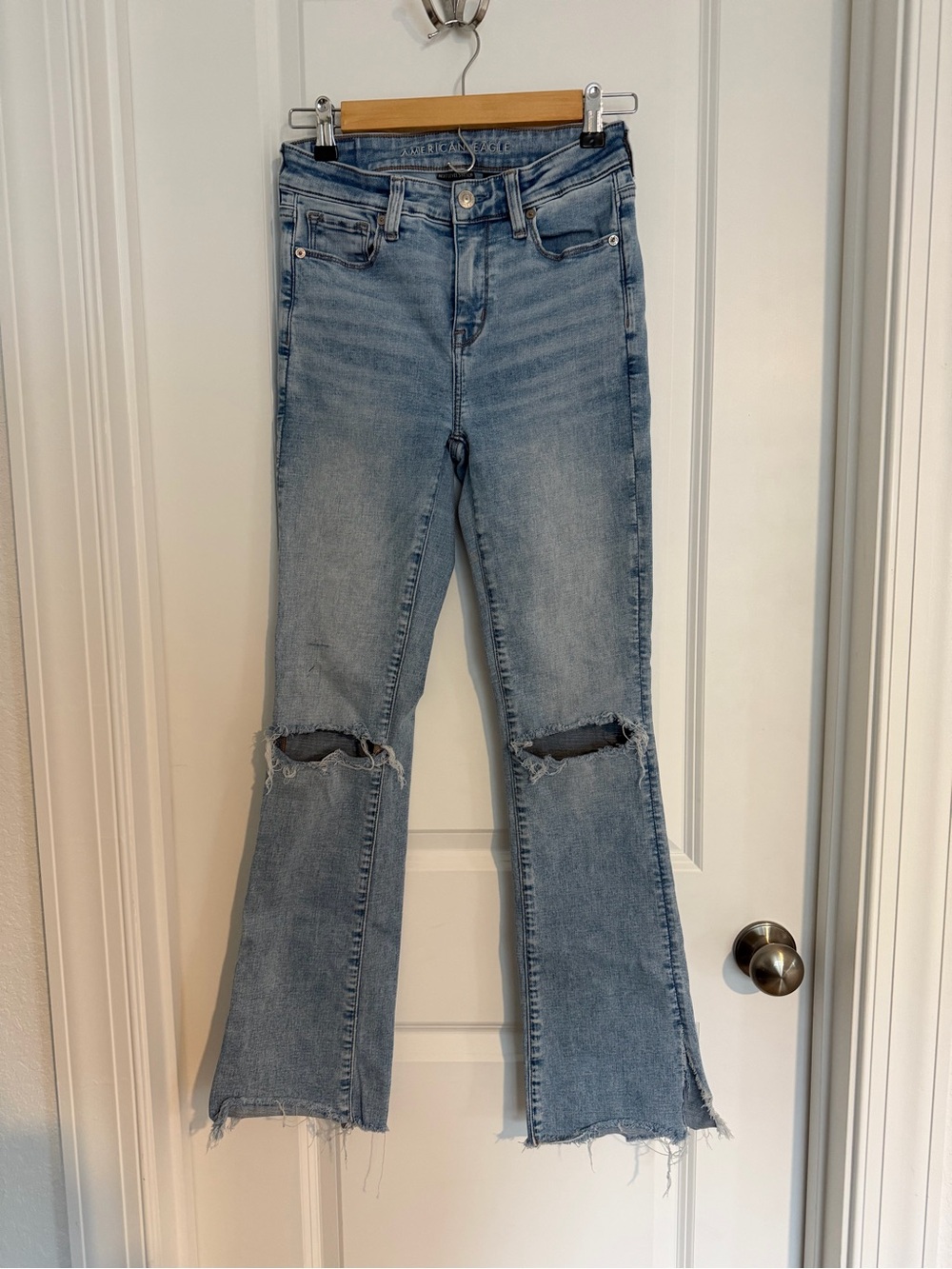 American Eagle High Rise Skinny Kick Jeans